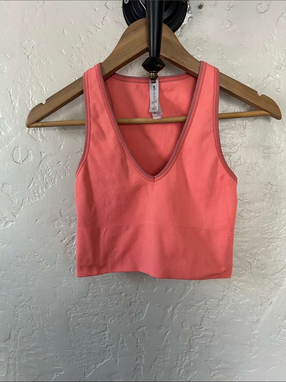 Athleta Aurora Crop Rib Tank
